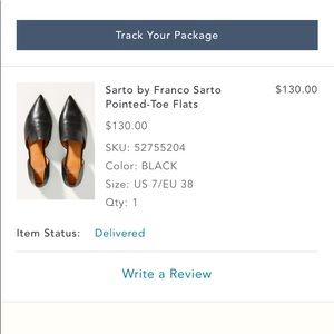 Anthropologie Franco Sarto Flats